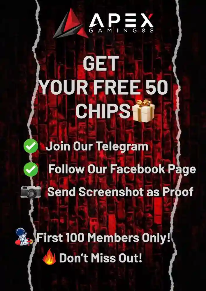 Get Your Free 50 Chips at ApexGaming88 - Legitimacy