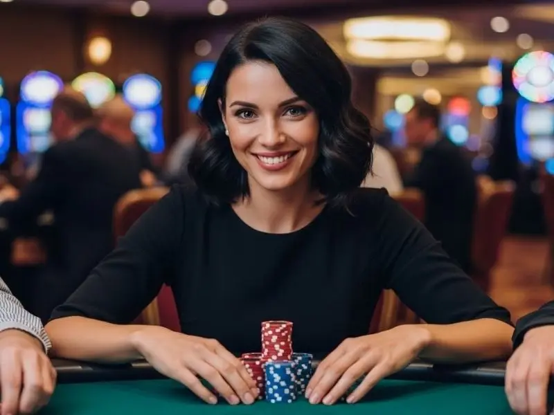 Person celebrating a big win after logging in to SM777 Casino – SM777 casino login success moment