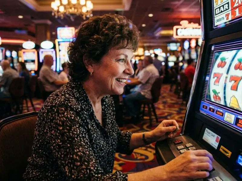 Player enjoying the thrill of spinning slot reels in a ph pasay casino online game