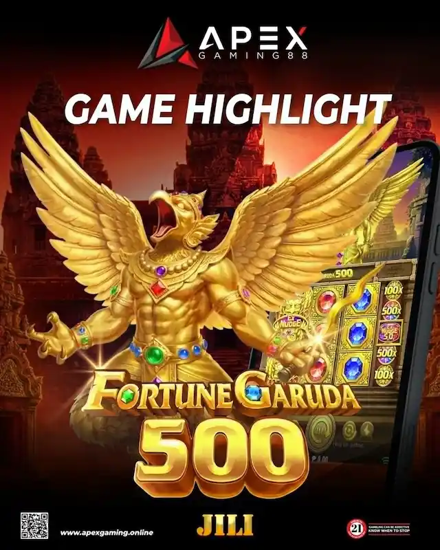 About Us: Fortune Garuda 500 JILI slot game highlight at Apex Gaming 88 online casino Philippines