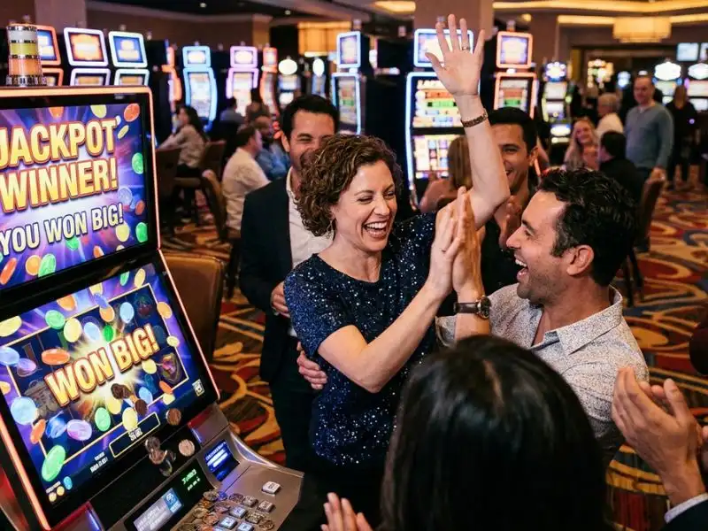 all slots casino enjoy the joy of winning big in the casino mobile interface showing slot reels jackpot win indicators and casino dashboard