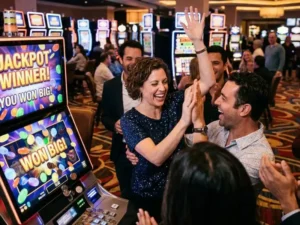 all slots casino play happy and experience casino thrills mobile interface showing slot reels and casino dashboard