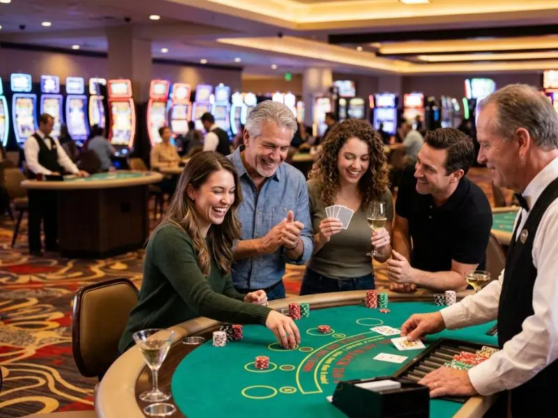 8k8.com casino player keeps a bright smile while enjoying online casino games