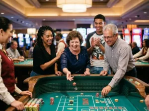 8k8.com casino player celebrates another online win with visible excitement
