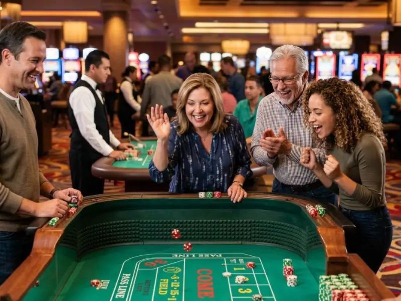 Big Baller Casino player stays happy and hopeful during online casino gameplay